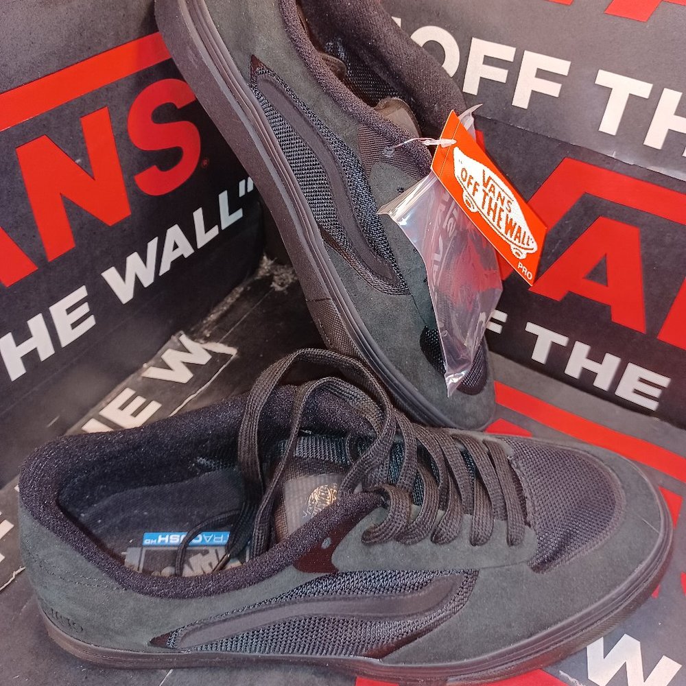 Vans Men's 7/Women's 8.5 Black/Black Rowley Rapidweld Popcush VN0A4DKSBKA